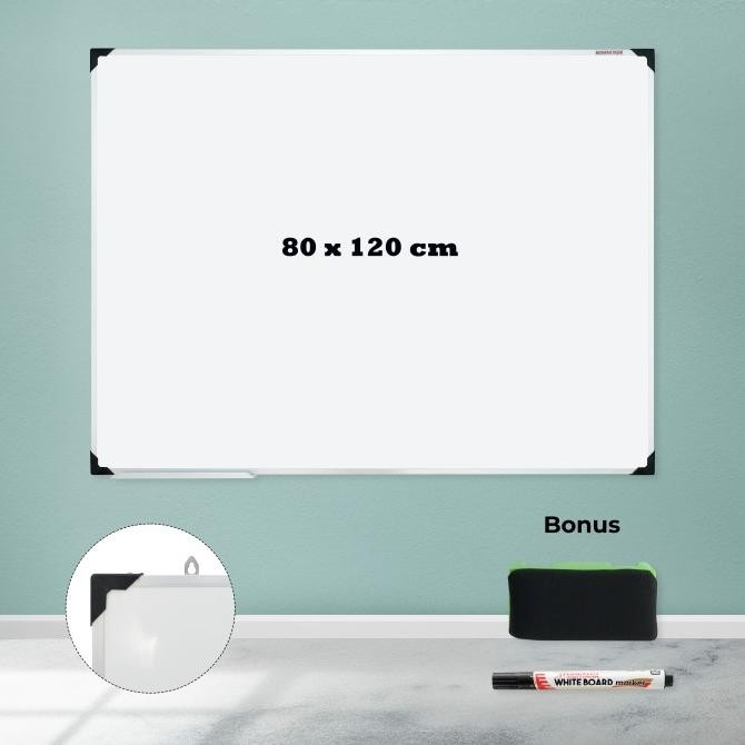 

BEBAS ONGKIR - papan tulis - whiteboard 80 x 120