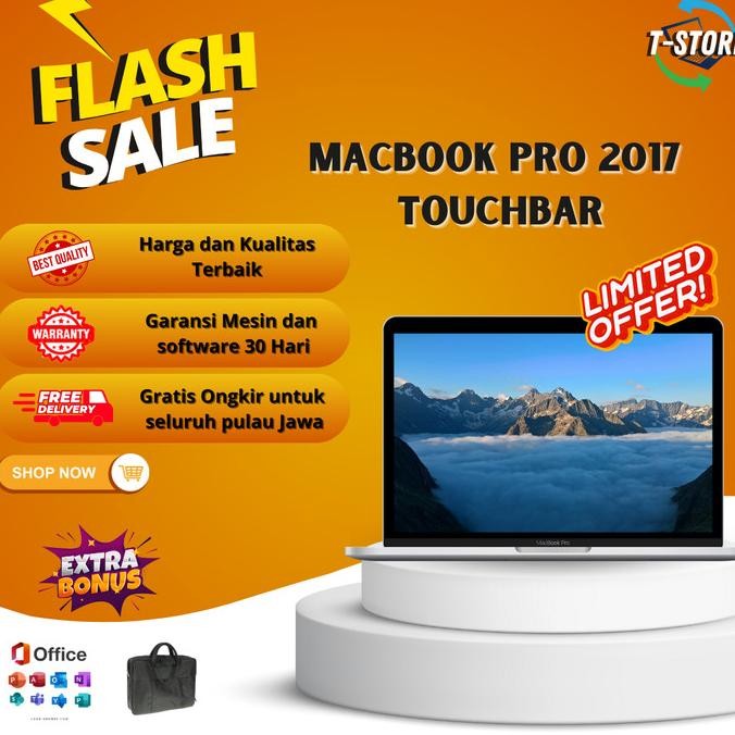Macbook Pro 2017 Touchbar 15Inch I7 Ram 16 Gb New Stok