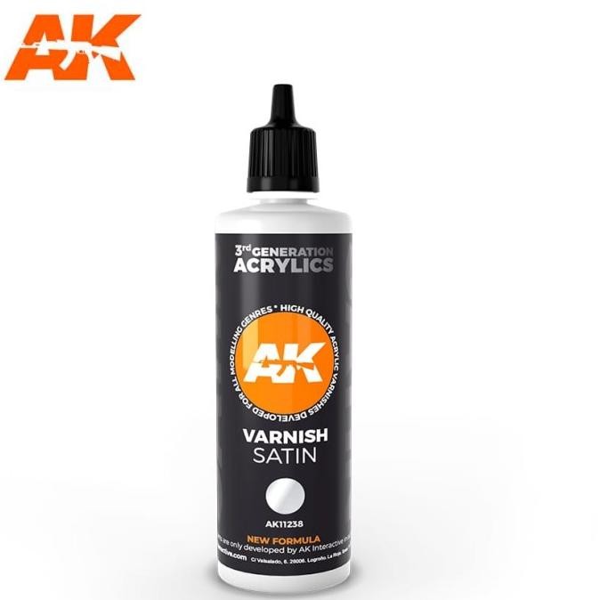 

Baru Ak 11238 Varnish Satin 100Ml -Topcoat Acrylic Paint Premium