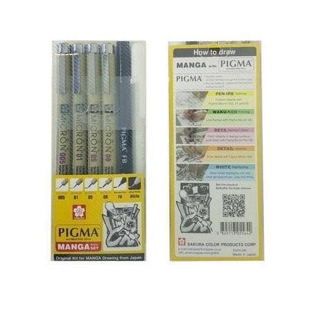

Baru Pigma Micron Manga Basic Set Premium