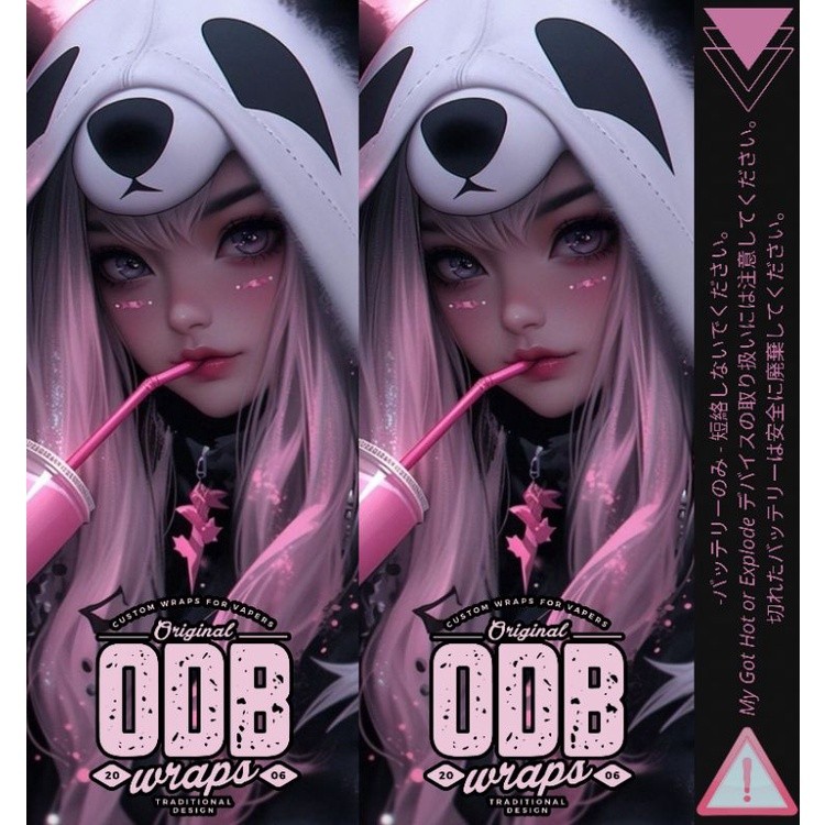 

*PromoGet2* Stiker Wrap Baterai 18650 Odb X Waifu Volume 5 Colour 4 Stiker Garskin HP/Case Custom Dan COD