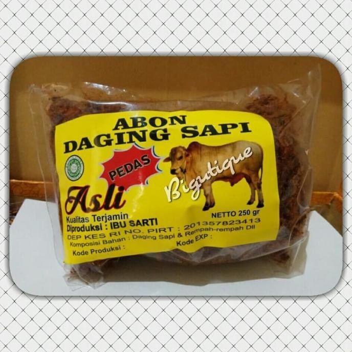 

(Good) Abon Daging Sapi Khas Surabaya 250gr - PEDAS