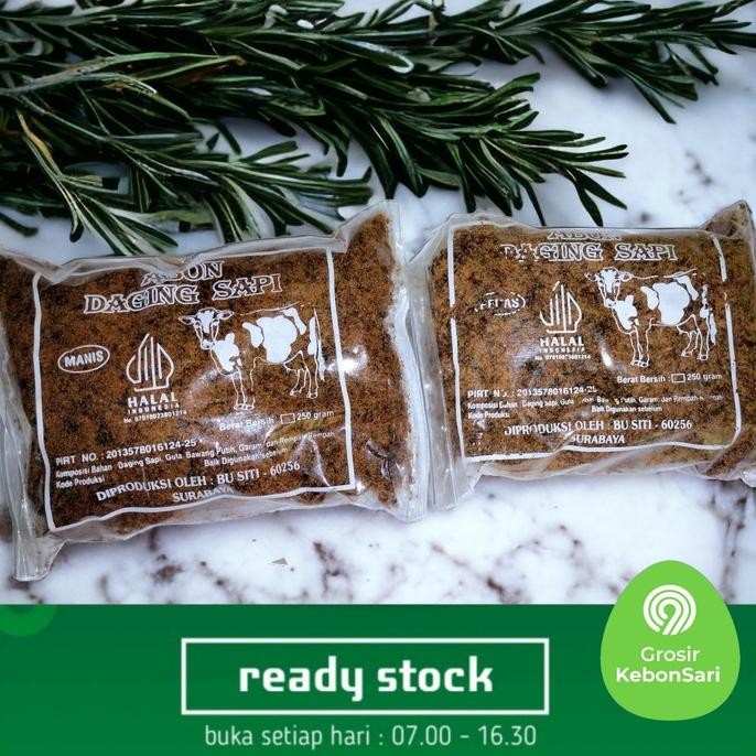 

(Good) abon daging sapi produksi ibu Siti surabaya