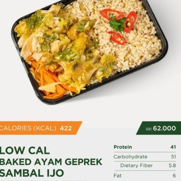 

(Good) Low Cal 'BAKED' Ayam Geprek with LowCAL Sambal. Healthy Diet Catering