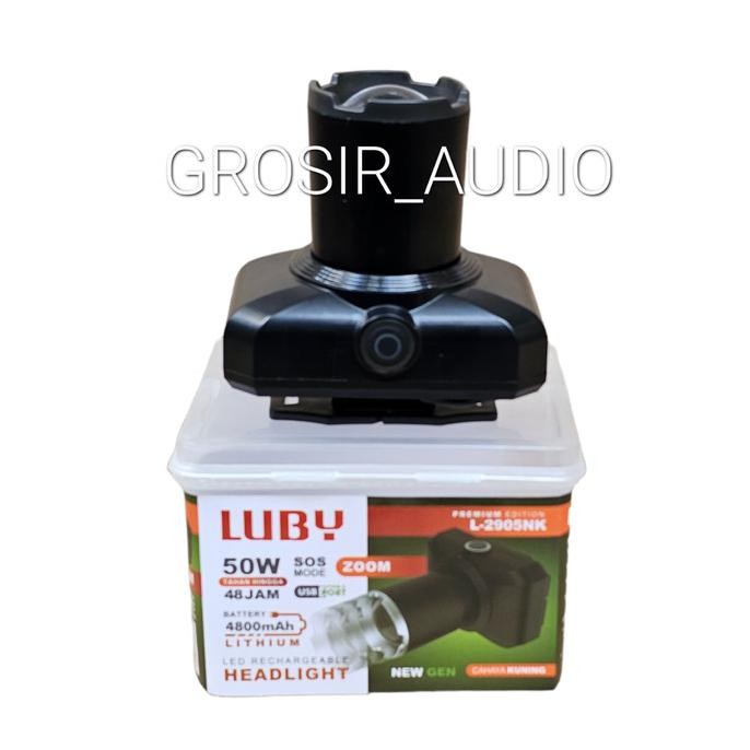 SENTER KEPALA LUBY 2905 50W ,SENTER KEPALA ZOOM LUBY ,SENTER HEAD 50WATT LUBY ,LUBY ZOOM 50W ORIGINA