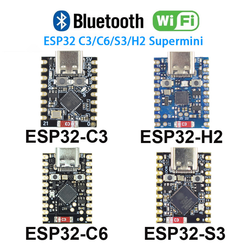 ESP32-C3 ESP32-S3 ESP32-H2 ESP32-C6 Papan Pengembangan ESP32 SuperMini Papan Pengembangan WiFi Bluet