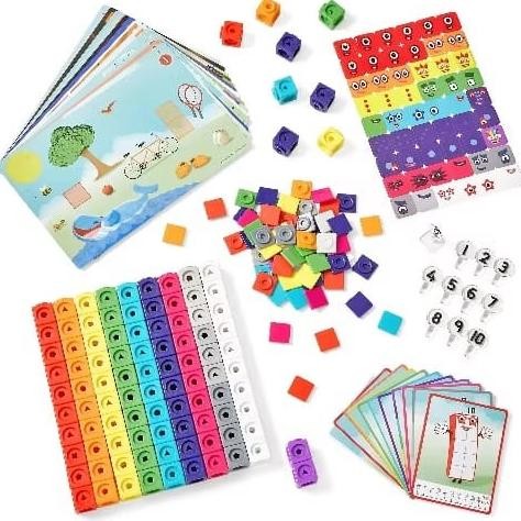 Mathlink cubes numberblocks 1-10 educational toys mainan edukasi [terbaik]