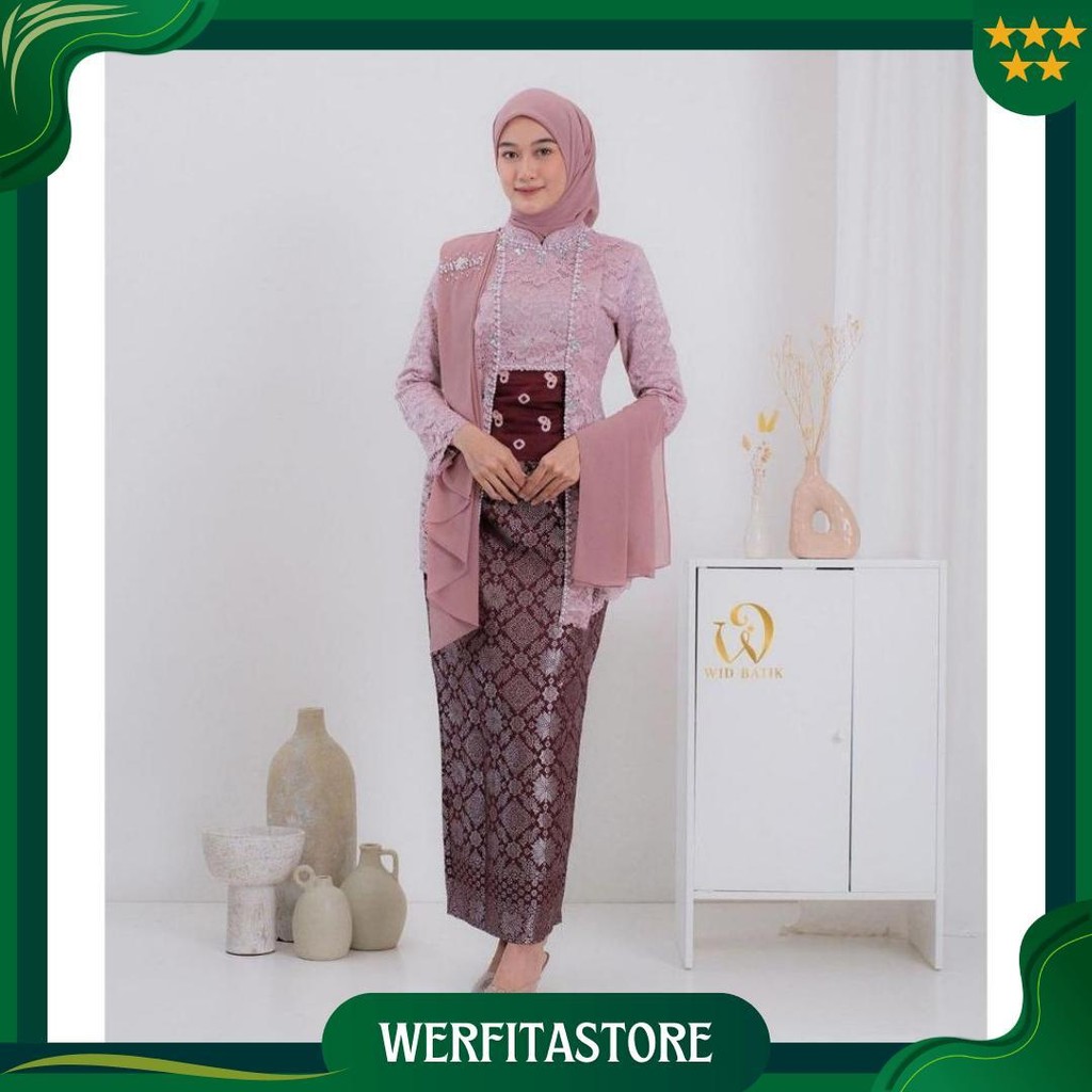 Set Kebaya Couple Kebaya Kutubaru Laksmi Series Kebaya Wisuda Lamaran Tunangan Set Tunik Batik Baju 