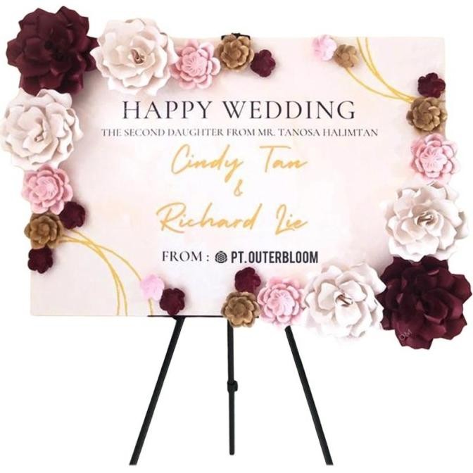 

Papan Bunga Kertas - Cordelia Paper Flower Board Terlaris