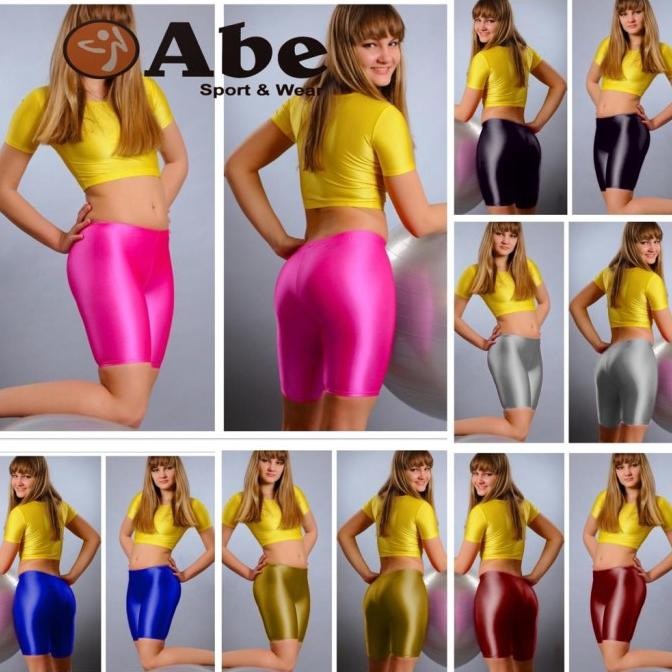 Diskon Celana Pendek Bahan Licin/ Celana Short Dalaman Pria Dan Wanita Lycra