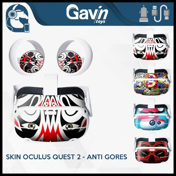 Terlaris Skin Oculus Quest 2 Sticker Oculus Cover - Anti Gores Oculus Quest 2 Good Quality
