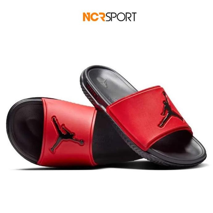 Sandal Basket Air Jordan Jumpman Slide Black Red Original Fq1598-600 Co