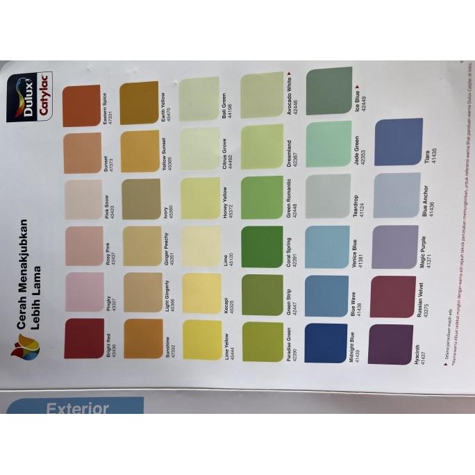 Cat DULUX CATYLAC 25kg PUTIH dan WARNA