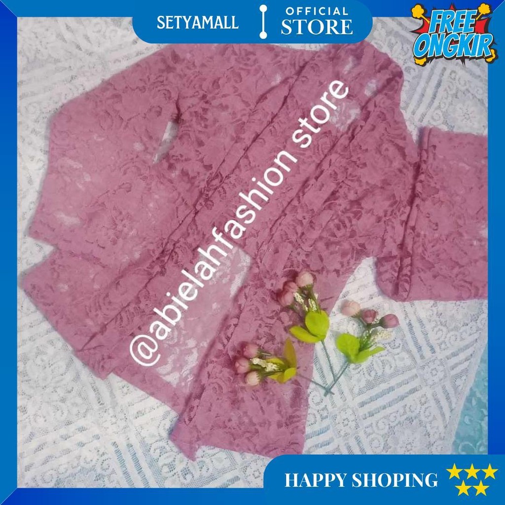 Kebaya Anak Perempuan Kutubaru Brokat Bali Terbaru 2024 Kebaya Brokat Anak Sd Model Kartini Kebaya A