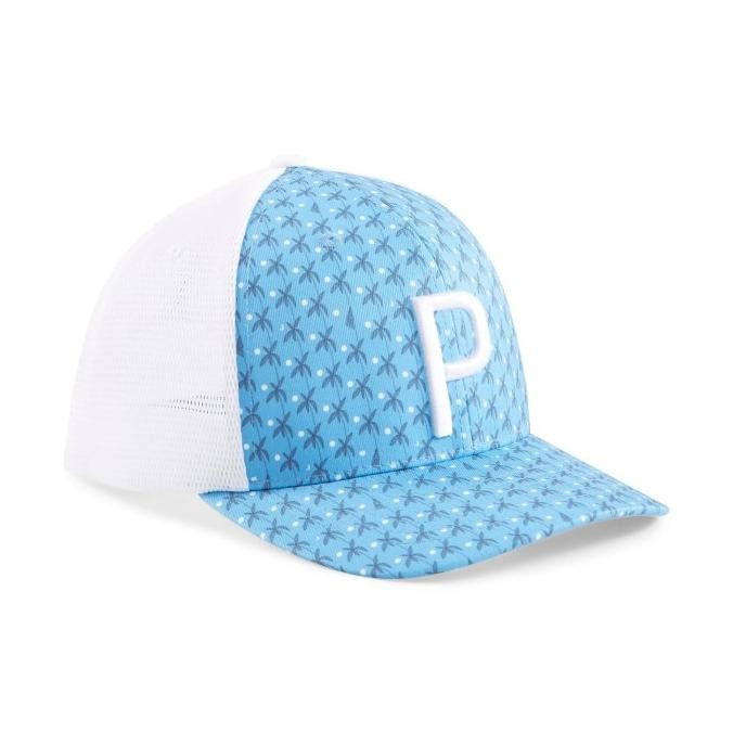 Topi Golf Pria Palms Trucker Cap Regal Blue-Navy Blazer 02483902 Co