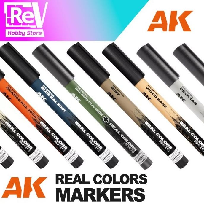 

Promo AK REAL COLORS MARKER SOFT TIPPED MARKER RCM021 - RCM105 COD