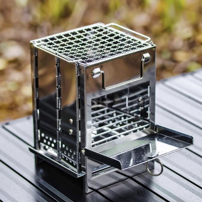 Firewood stove multifungsi Kompor kayu bakar BBQ grill api unggun