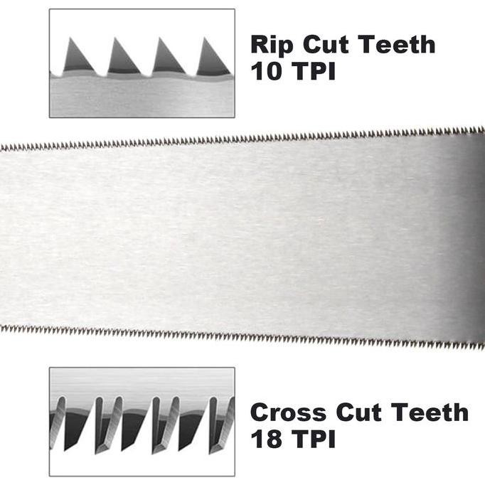 Grosir Jld Gergaji Tangan Wood Saw Double Side Blade 12Inch