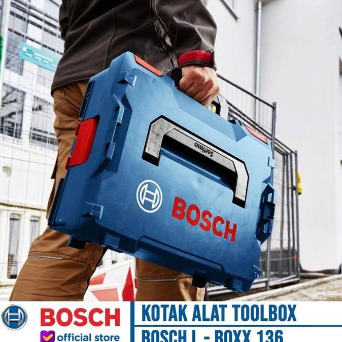 Promo Kotak Perkakas Plastik Bosch Alat L-Boxx 136 Tool Box Tool Kit Toolbox