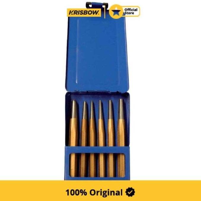 Murah Krisbow Set Center & Taper Punch 6 Pcs