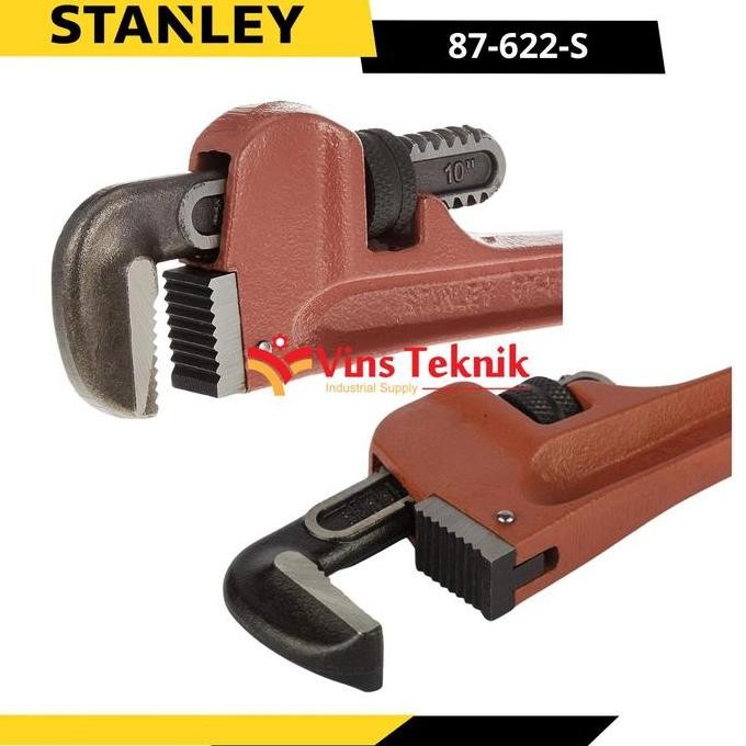 Murah Pipe Wrench Kunci Pipa 10 Inch Stanley 87-622 S