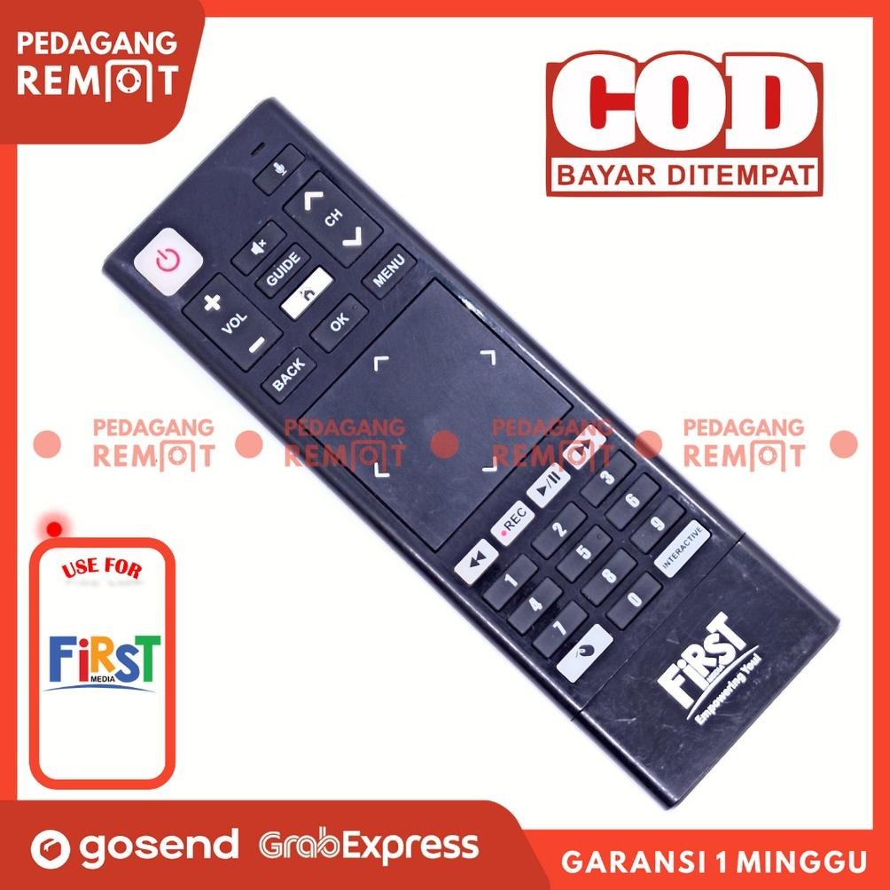 TERLARIS Remote Receiver STB Firstmedia PVR X1 4K Original Hemat