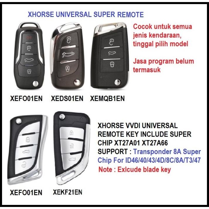 Universal Kunci Remote+Super Chip-Xhorse