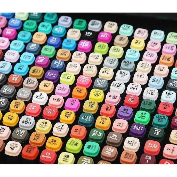 

TOUCH 204/168/120 WARNA SKETSA SPIDOL UMUM GENERAL MARKER SET ANIMATION MARKERS