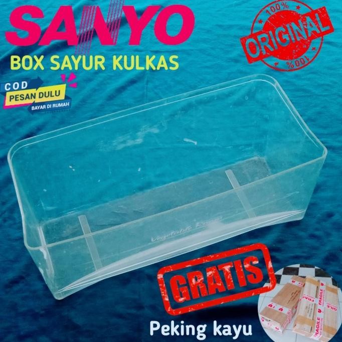 ```````] RAK KULKAS BOX SAYUR DAN BUAH KULKAS SANYO