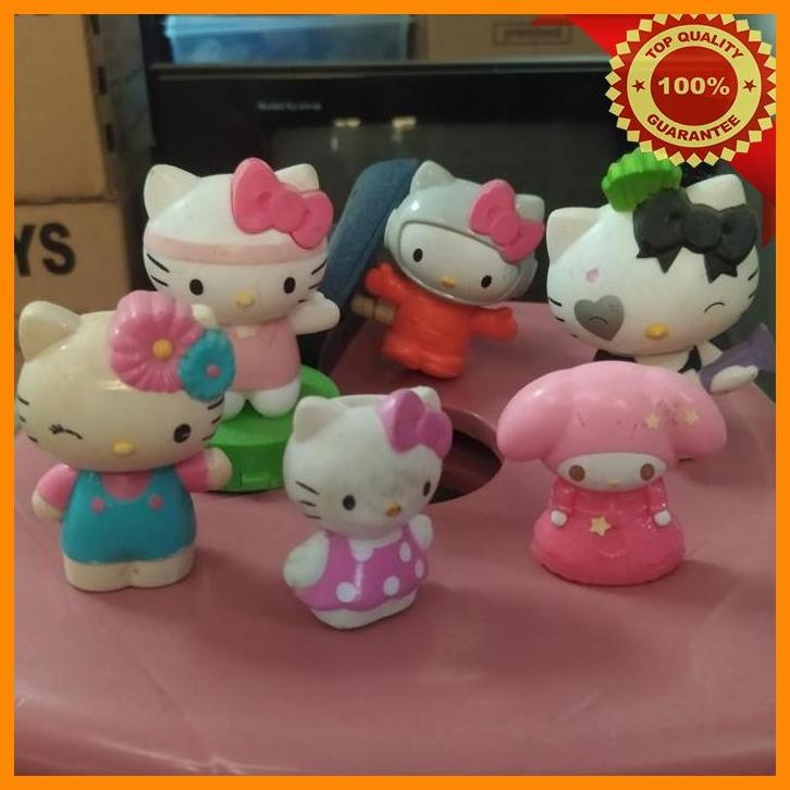 [DCM] FIGURE HELLO KITTY / MY MELODY MAINAN ANAK MCD
