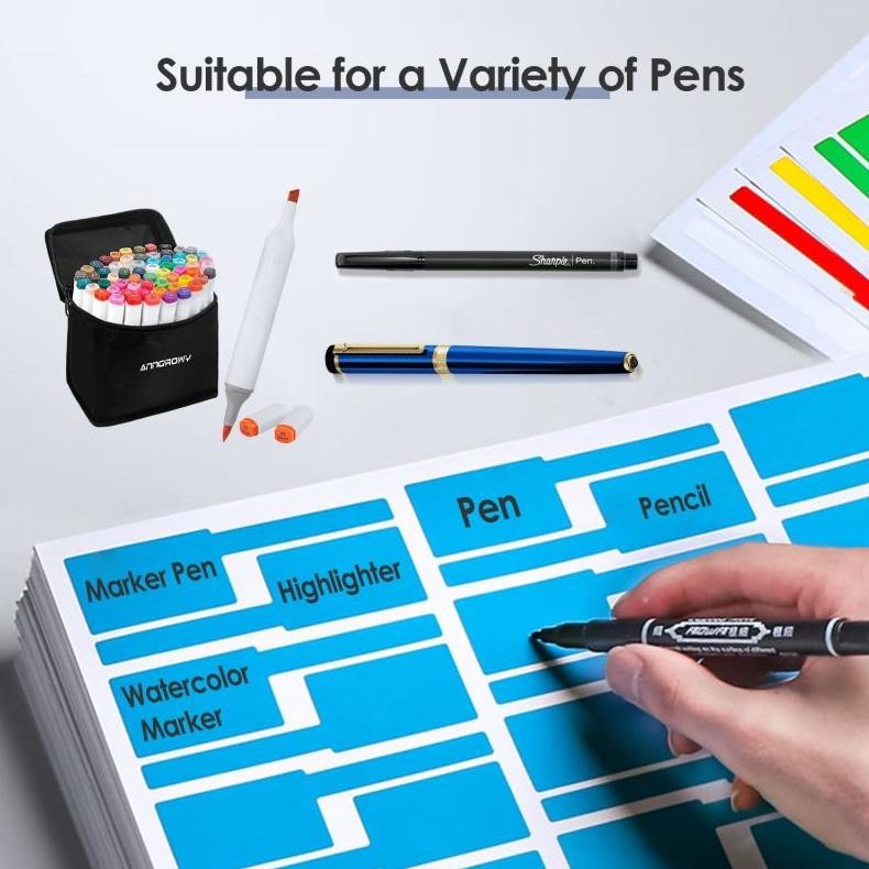 

IQR-914 300pcs Stiker Label Kabel Anti Air Cable Label Sticker Stiker Label Penanda Kabel Jaringan Sale