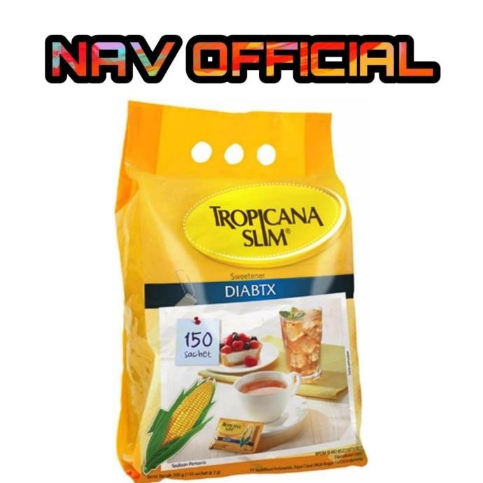 

TROPICANA SLIM SWEETENER DIABTX 150 sachet murah