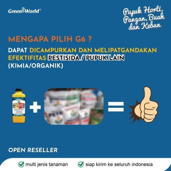 Pupuk Organik MAGICgro G6 - PUPUK PENYEHAT AKAR TANAMAN - 1 LITER murah
