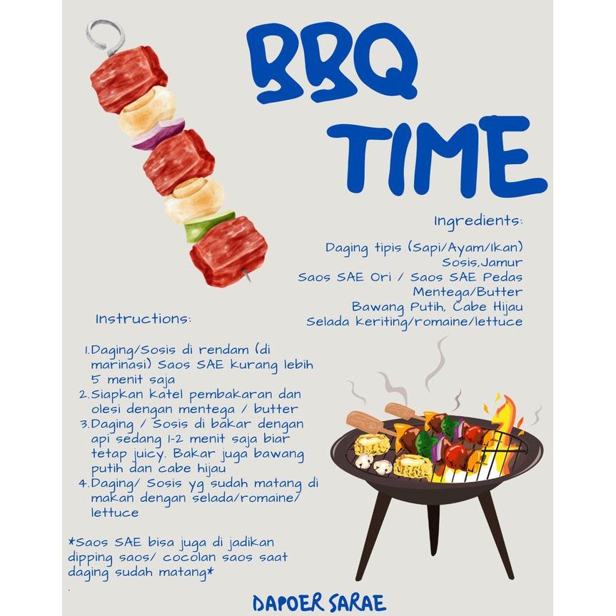 

Saos Serbaguna Korean BBQ Yakiniku SAE murah