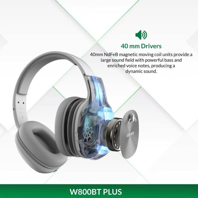 Murah Edifier W800Bt Plus Bluetooth Stereo Headphones