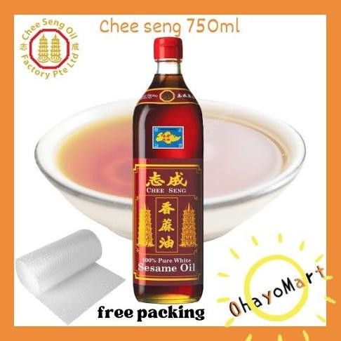 Chee Seng Sesame Oil / Minyak Wijen Pagoda / Minyak masak 750ml murah