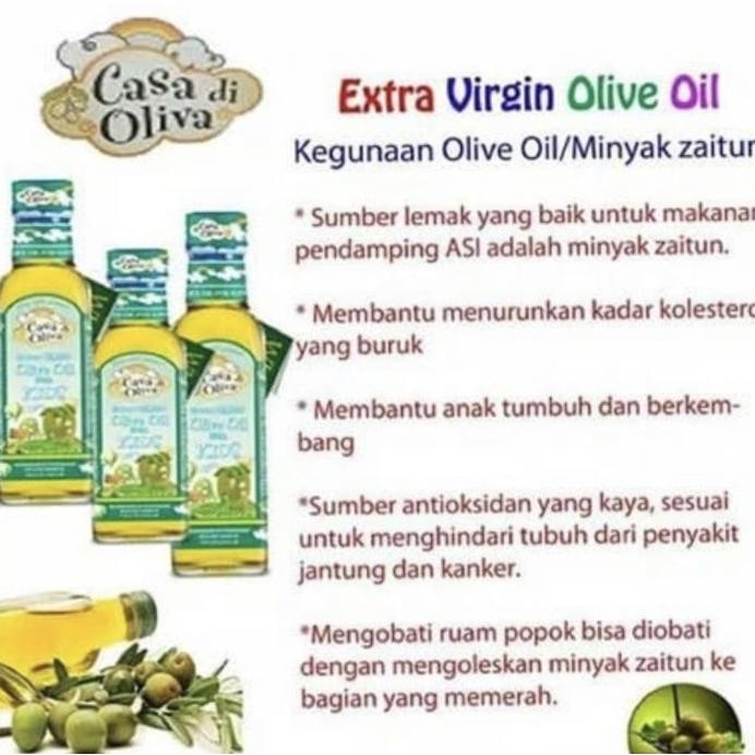 

EVOO Baby Olive Oil Casa Di Oliva Olivia For Kids Bayi Minyak Zaitun murah
