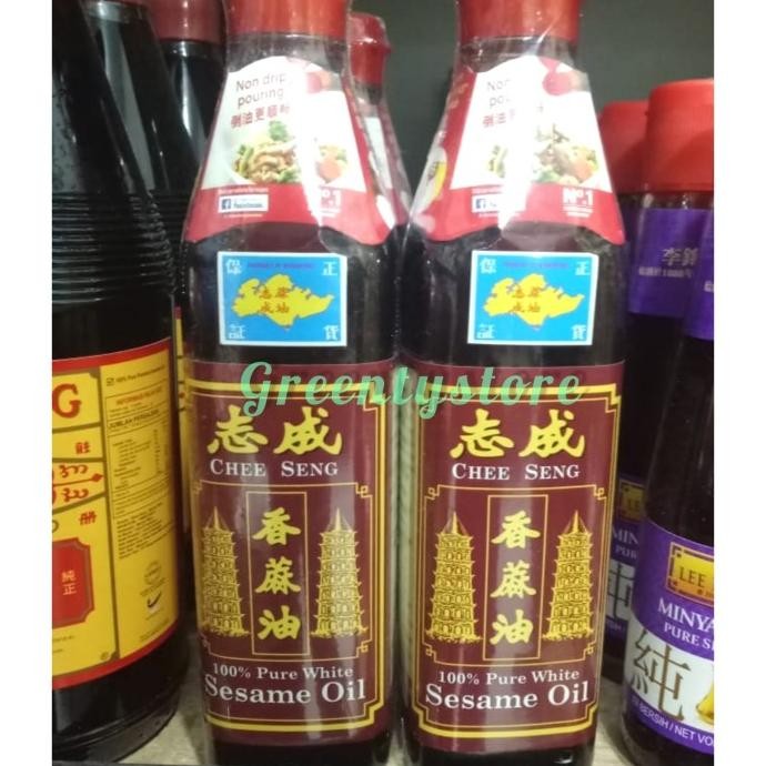 

Minyak Wijen chee seng/ Sesame oil Pagoda chee seng 375ml murah