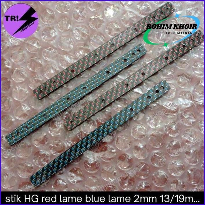 ASLI.. REP HG 2MM 13/19MM STIK BLUE RED LAME TAMIYA 95007 95008 PLATE CARBON