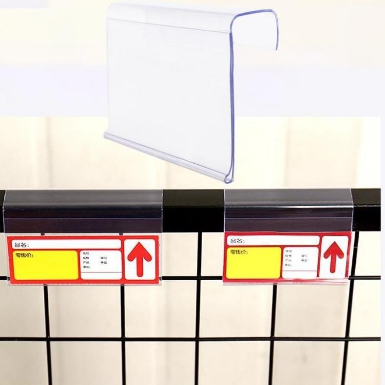 

jk-54 20pcs Label Display Harga Serbaguna Label Harga Gantung Label Harga Jepit Label Harga Mika Murah