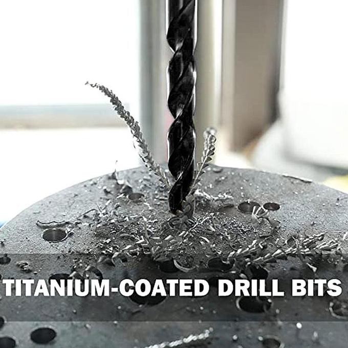 J.LD 300Set Mata bor multifungsi,Mata bor besi 7pcs,Mata bor beton tembok 5pcs,Mata bor kayu 5pcs,Ma