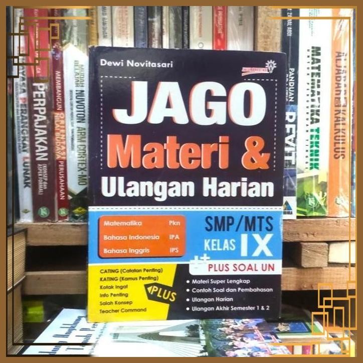 [GTB] buku jago materi dan ulangan harian kelas 9 SMP plus soal UN