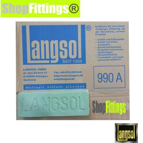 langsol Batu Sabun Hijau Poles Stainless Besi Metal Polishing Compound murah
