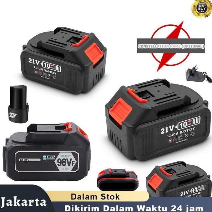 BATERAI LITIUM LI-ION BATERAI BOR ELEKTRIK CORDLESS RECHARGEABLE/ BATERAI 12V/21V/36V/98VF TOOL UNTU