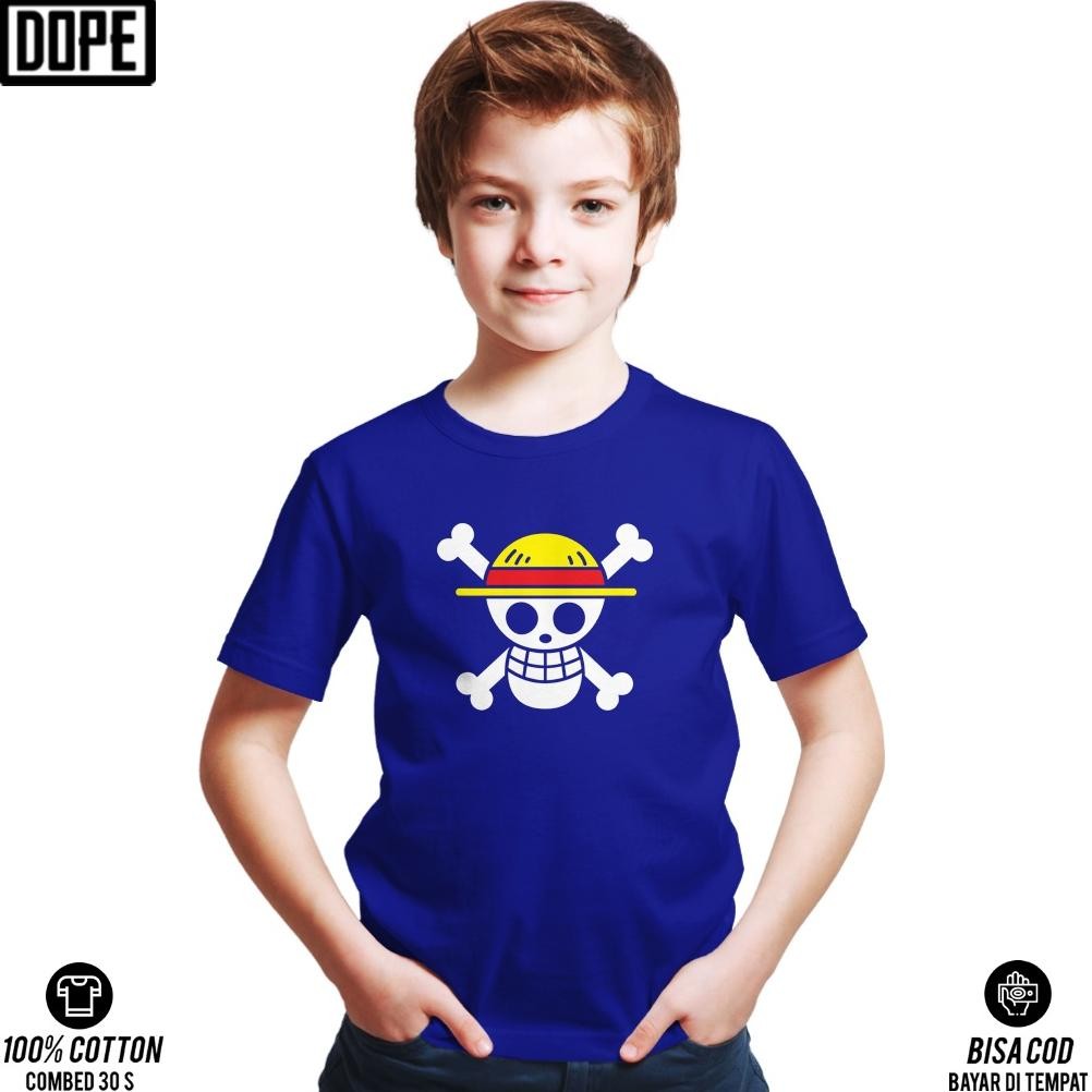 tg-342 Kaos Anak Laki-Laki Perempuan Anime One Piece Kartun Japan Baju Manga Jepang Tshirt V7 DOPE K