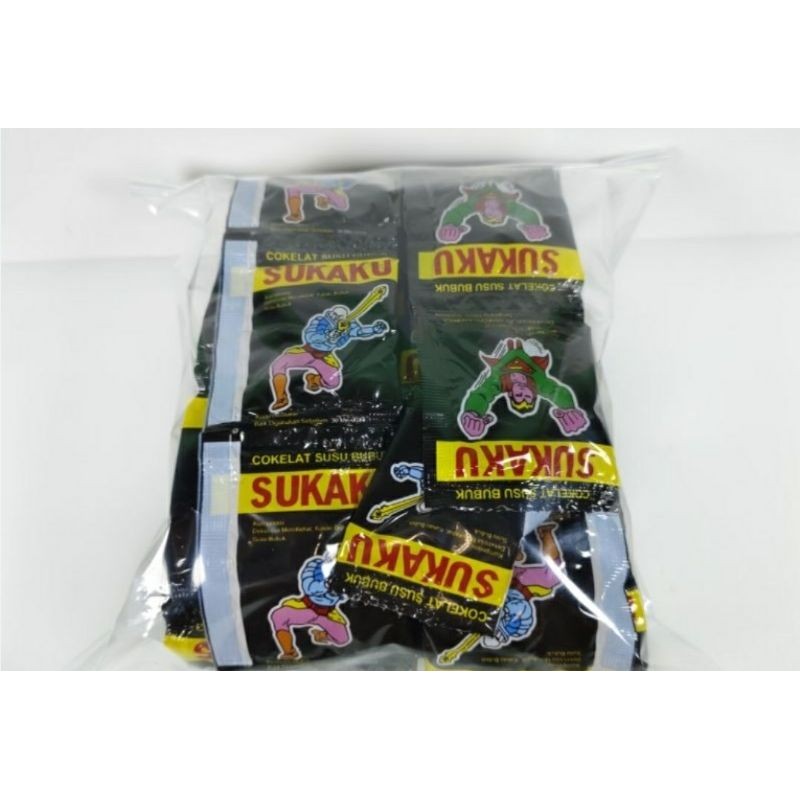 

SUKAKU coklat susu bubuk 100 pcs (10 renceng)