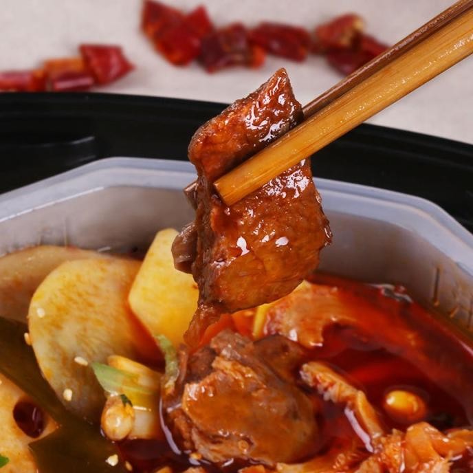 

Haidilao Instant Hotpot Makanan Mie Cup Instant Noodle Haidilao KS76
