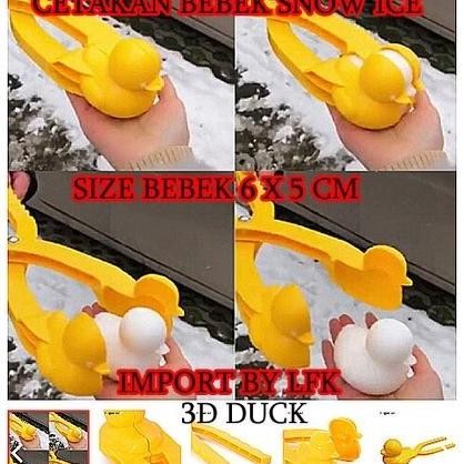 'IMPORT 3D CETAKAN BEBEK DUCK SNOW ICE ASTRONOT BOLA SNOW ICE PRESS DEKORASI KUE PUDING ART CLAY PAS