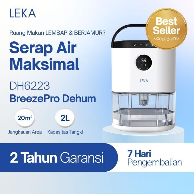 LEKA DH6223 Breeze Dehumidifier - Serap Air Penyerap Kelembaban