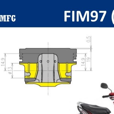 Piston Fim Yamaha Mio J Mio Soul GT Fino Injeksi 115 Pin13 FIM97